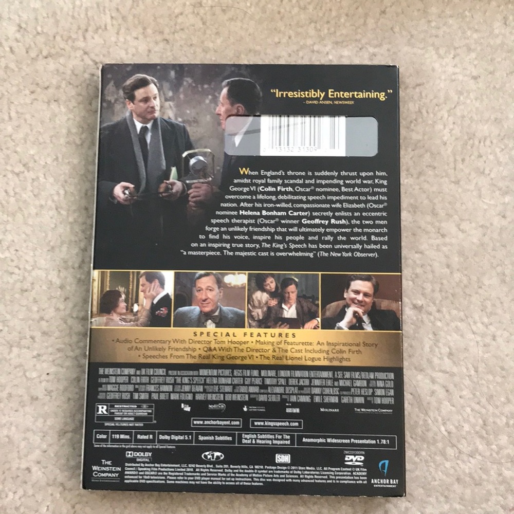 The King’s Speech NWT - Picture 2 of 2